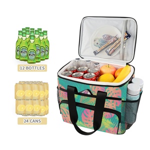 Hawaiian Custom Tropical Soft Cooler Bag Insulated Leakproof Foldable Waterproof Large Capacity Portable Travel Picnic Bag - Product Image 2