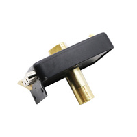 Serrure de jante antivol double cylindre de haute qualité avec loquet de nuit pour porte principale, serrure de jante et clés pour portail métallique