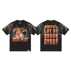100% Cotton <strong>AWFUL</strong> LOT of COUGH SYRUP T-<strong>shirt</strong> Top Quality Tee Oversized Mens Short Sleeve <strong>Shirts</strong> for Men Tshirts - Product Image 4