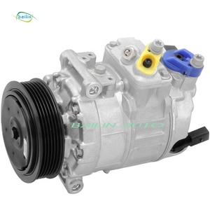 Compresseur de climatisation pour Audi A1 A3 A4 Q3 <span class=keywords><strong>Seat</strong></span> <span class=keywords><strong>Leon</strong></span> Skoda Octavia VW Golf 1K0820859T 8J0260805 5N0820803F 8J0260805A - Product Image 1