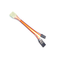 Mini inverseur de signal servo en plastique, interrupteur inverseur de signal servo 3-24V, câble pour servo RC avion voiture bateau pour FPV