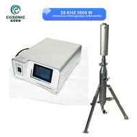 Homogeneizador Ultrasónico de Laboratorio de 3000W y 20KHz, Utilizado para Extracción, Emulsificación, Mezcla y Tratamiento de Agua