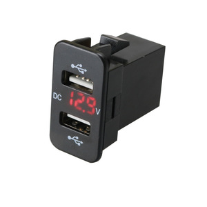 Chargeur de voiture double Usb 12-24V, affichage numérique de la tension avec indicateur lumineux Led pour Haval H6 Swift Tianyu Sx4 Vitara - Product Image 4