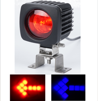 Nouveau 15W avertissement ligne arquée éclairage Signal chariot élévateur lumière rouge et bleu flèche statique voiture lumière accessoires