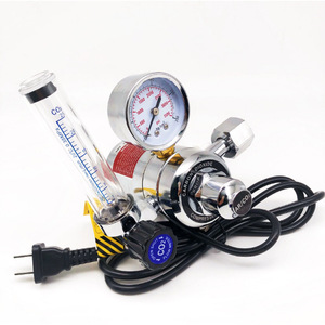 Régulateur de CO2 avec débitmètre 0-25 L/Min 120W 36/110/220V pour soudage sous protection CO2 - Product Image 2