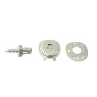 Kit de fixation tissu-sur-surfaces Lift-The-Snowl-Fastener avec vis de 1/2 po (laiton nickelé)