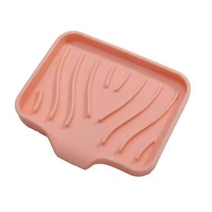 Support <span class=keywords><strong>à</strong></span> <span class=keywords><strong>Savon</strong></span> en Silicone Antidérapant pour Drainage, Plateau <span class=keywords><strong>à</strong></span> <span class=keywords><strong>Savon</strong></span> pour Salle de Bain, Évier de Cuisine et <span class=keywords><strong>Douche</strong></span> (Vente en Gros) - Product Image 3