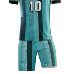 Customized Breathable High Quality Polyester Soccer Uniform Set with Name Printing Number Team Logo Soccer Uniform - Product Image 6