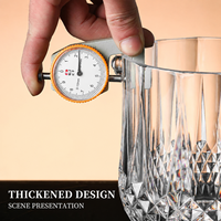 Seau à glace en acrylique transparent en gros, mini-seau cylindrique pour vin, refroidisseur de bière, conteneur de stockage de glaçons pour bar, KTV, fête