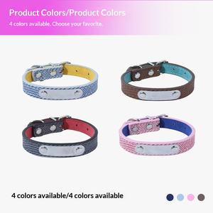 छोटे कुत्तों और बिल्लियों के लिए <span class=keywords><strong>2026</strong></span> नई आगमन लक्जरी समायोज्य pu उत्कीर्ण कुत्ते कॉलर फैशन पालतू कॉलर - Product Image 5