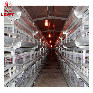 กรงลูกไก่แบบ H ทนทาน ทำความสะอาดง่าย ประหยัดพื้นที่ สำหรับไก่ไข่ ฟาร์มเชิงพาณิชย์ เหล็กชุบสังกะสี - Product Image 5