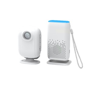 Timbre con sensor infrarrojo tipo split, 58 tonos, modos ajustables, alarma inalámbrica con batería para seguridad en el hogar y la tienda - Product Image 2