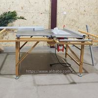 Scie à table électrique portative à glissière manuelle WJ-80 pour le travail du bois