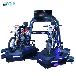 YHY <span class=keywords><strong>2023</strong></span> produits chauds <span class=keywords><strong>Vr</strong></span> 55 pouces écran Moto <span class=keywords><strong>Vr</strong></span> Machine de jeu réalité virtuelle simulateur de course Double <span class=keywords><strong>Vr</strong></span> moto - Product Image 4