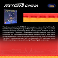 LOKI Rxton 9China Liang Jingkun Caoutchouc de tennis de table professionnel spécial collant approuvé par l'ITTF pour l'entraînement et la compétition