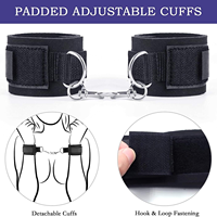 Kit de Contrainte BDSM Réglable pour Jambes et Poignets, Menottes, Sangles et Menottes de Cuisse pour Couples Débutants, Ensemble de Jeu SM