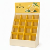 Présentoir de sol pliable de style moderne en carton pour supermarché – Offre spéciale