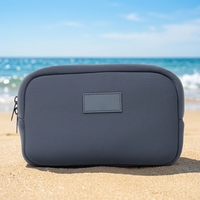 OEM Wasserabweisende Leichte Langlebige Neopren-Kulturtasche mit Netzfach und Außentasche Mehrzweck-Kosmetiktasche