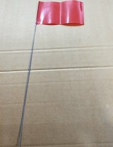 Пользовательские Красный Зеленый Оранжевый Синий предупреждающие знаки безопасности флаги обзор небольшой маркировочный флаг с стекловолоконным полюсом - Product Image 2