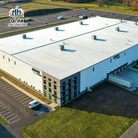 Entrepôt frigorifique préfabriqué en structure acier pour le stockage de fruits et légumes, bâtiment industriel