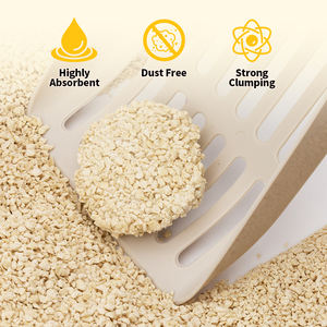 Vente directe d'usine, échantillons gratuits, <span class=keywords><strong>poudre</strong></span> pour bébé, café, citron, rose, lavande, litière pour <span class=keywords><strong>chat</strong></span> en tofu sans poussière parfumée - Product Image 2