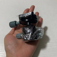 Trépied en alliage d'aluminium à 3 axes avec tête panoramique à 360 degrés et base à vis de 1/4 pouce, avec lumière LED pour appareil photo reflex numérique
