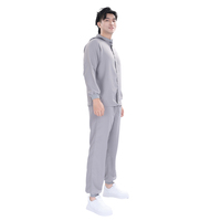 Ensemble uniforme de traitement des aliments à capuche en polyester personnalisé | Vêtements de travail à manches longues 2 pièces | Vêtements d'usine OEM