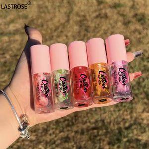 Lábio De Longa Duração Hidratante Vegan Frutas Orgânicas Sabor Vitamina E Umidade Lip Plump Oil Bálsamo Colorido Claro Lip Glow Oil - Product Image 1