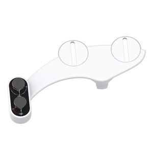 Ultra-Slim <strong>Shattaf</strong> Toilet Bidet Attachment Non-Electric Self-Control Water Sprayer Easy Manual Installation for Bathroom ABS - Product Image 1