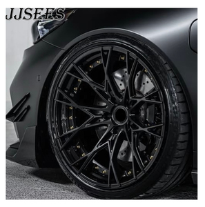 JJSEES Llantas de Aleación Cóncavas Forjadas en Oro <span class=keywords><strong>Oscuro</strong></span> 5x112 PCD 5x114.3 PCD 5x120 de 17 18 19 20 21 22 24 Pulgadas para G20/G30/G11/G80/G82 - Product Image 1