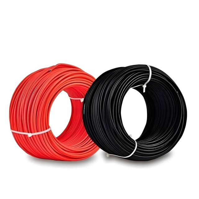 Photovoltaic Cable   4mm Yellow Green Round Earth Wire Flame Retardant Abrasion Resistant for Solar System Grounding Protection