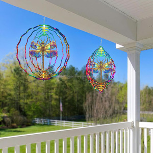 Molinetes de Viento 3D de 12 Pulgadas, Escultura de Animales para Jardín, Decoración de Patio Exterior, Regalos, Molinillo de Viento de Acero Inoxidable para Mamá y Abuela - Product Image 5