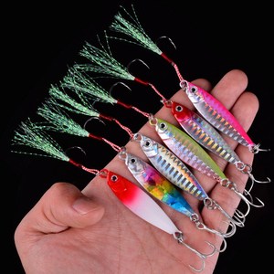 Señuelos de Pesca de Metal de Alta Calidad OEM para Jigging Vertical Rápido, Señuelos de Plomo de Velocidad Lenta para Pesca en Agua Salada y Dulce, Uso en Ríos - Product Image 5