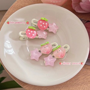 Graziosi fermagli per capelli trasparenti, femminili, dolci, a forma di becco d'anatra, accessori per frange e capelli da spiaggia - Product Image 3