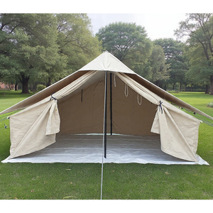 Tente de secours portable, caractéristiques automatiques pour le logement temporaire, aide humanitaire, tissu en toile pour la saison estivale, 2 à 4 personnes - Product Image 1