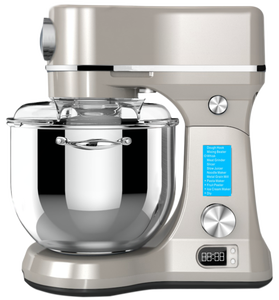 Robot culinaire planétaire en <span class=keywords><strong>aluminium</strong></span> moulé sous pression 6L à tête inclinable, 800W, super silencieux, écran LCD, 8 vitesses, prix usine - Product Image 3