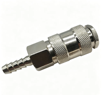 Raccord pneumatique de style européen, connecteur femelle queue de rat, prise de tuyau d'air, raccord rapide de style pagode 8 mm (1/4 pouce) OEM