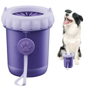 ถ้วยล้างเท้าสัตว์เลี้ยงแบบพกพา Petdom Wholesale ทำจากซิลิโคน 2 in 1 สำหรับทำความสะอาดอุ้งเท้าสุนัข - Product Image 1