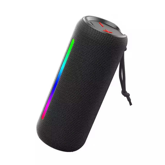 Powerful Heavy Bass Portable RGB Light Bluetooth Speaker with 3600mAh Long Battery Life for Outdoor Party Camping Beach