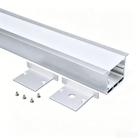 Profilé en aluminium pour éclairage linéaire LED suspendu 40*35mm, luminaire suspendu LED pour salle de sport, supermarché, bureau