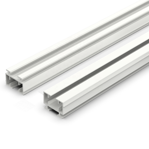 Rail de rideau motorisé personnalisable en alliage d'aluminium, longueur sur mesure, silencieux et lisse, accessoires de rideau épaissis pour bureau - Product Image 3