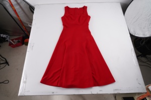 Vestido Midi sin Mangas con Cuello Cuadrado para Mujer, Elegante, Corte A, Ajustado, Color Sólido, Verano, Casual, para Fiesta - Product Image 6
