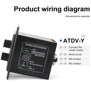 Реле времени двойного цикла 6S 12S 60M, контроллер задержки возвратно-поступательного цикла ATDV-Y timer 220V - Product Image 4