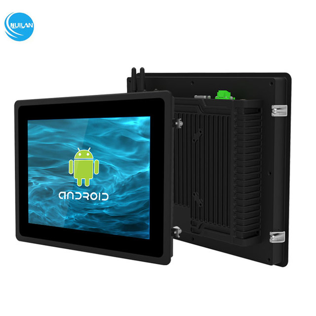 IP65 Waterproof Capacitive Touch Screen 10.4 Inch Aluminum Alloy All One Customized Embedded Fanless Industrial Panel PC Stock