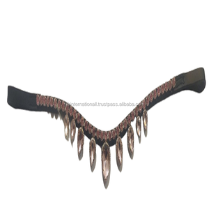 Bandas para cejas de cuero con diamantes de cristal de diseño elegante, todos los tamaños, muchos colores - Product Image 1