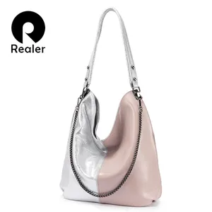 Realer dropshipping Boutiques women high quality ladies crossbody bags shoulder bags casual ladies genuine leather handbags