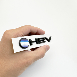 Adesivo Logo 3D in ABS HEV per <span class=keywords><strong>Toyota</strong></span> Camry Corolla Highlander Prius Auris Hilux Prado Decorazione Laterale Parafango Posteriore Bagagliaio - Product Image 4