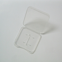 Étui plastique ultra-mince pour cartes mémoire, étui de rangement pour cartes Micro SD MMC TF