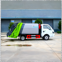 Camion compacteur de déchets Dongfeng Tuyi 4m³ avec contrôle PLC pour le chargement et le compactage automatiques des déchets
