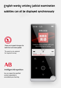 Reproductor <span class=keywords><strong>MP3</strong></span>/<span class=keywords><strong>MP4</strong></span> E05 con Audio sin Pérdidas, Radio FM, Grabadora de Voz, Libro Electrónico y Altavoz - Portátil de 2.4 Pulgadas - Product Image 6